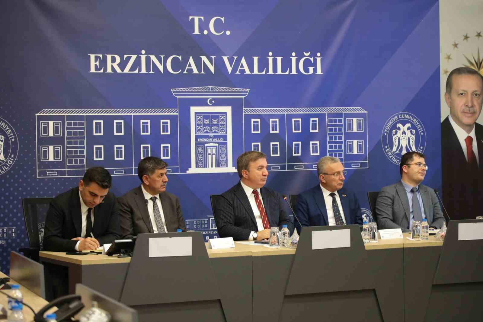 Erzincandaki Yatırımlar Değerlendirildi