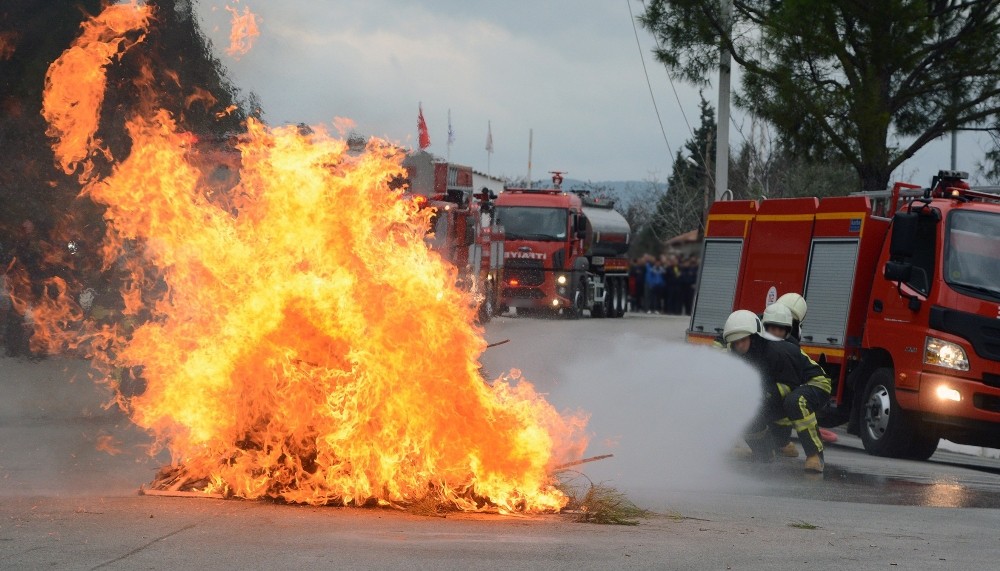 Polislere Yangın Eğitimi