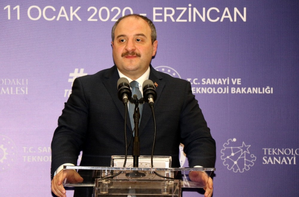Sanayi Ve Teknoloji Bakanı Varank, Erzincanda